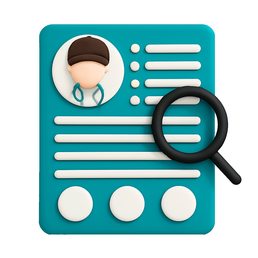 Imagem de um curriculum vitae